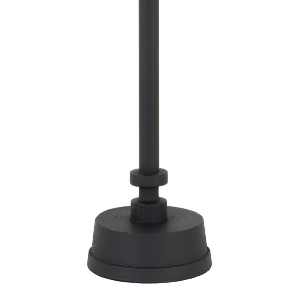 Light & Living Howell tafellamp - schemerlamp - 50 cm hoog -  Ø30 cm - zwart met okergele kap - Image 4