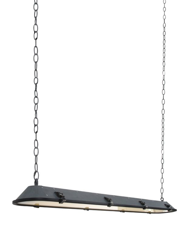 Anne Light & home Tubalar hanglamp – In hoogte verstelbaar – Ingebouwd (LED) – wit en zwart - Image 2
