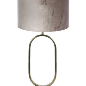 Light & Living Jamiri tafellamp – E27 (grote fitting) – goud en zilver