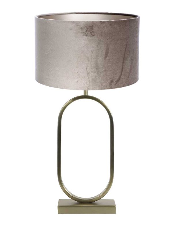 Light & Living Jamiri tafellamp – E27 (grote fitting) – goud en zilver