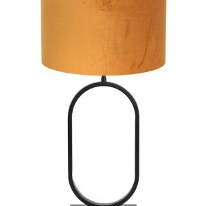 Light & Living Jamiri tafellamp – E27 (grote fitting) – goud en zwart
