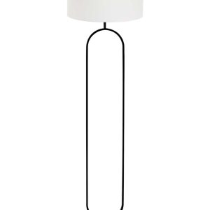 Light & Living Jamiri vloerlamp – E27 (grote fitting) – grijs en zwart