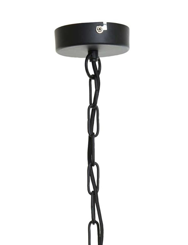 Light & Living Kristel hanglamp – ø 44 cm – E27 (grote fitting) – zwart - Afbeelding 5