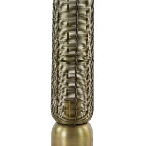 Light & Living Lezuza tafellamp – ø 11 cm – E27 (grote fitting) – brons
