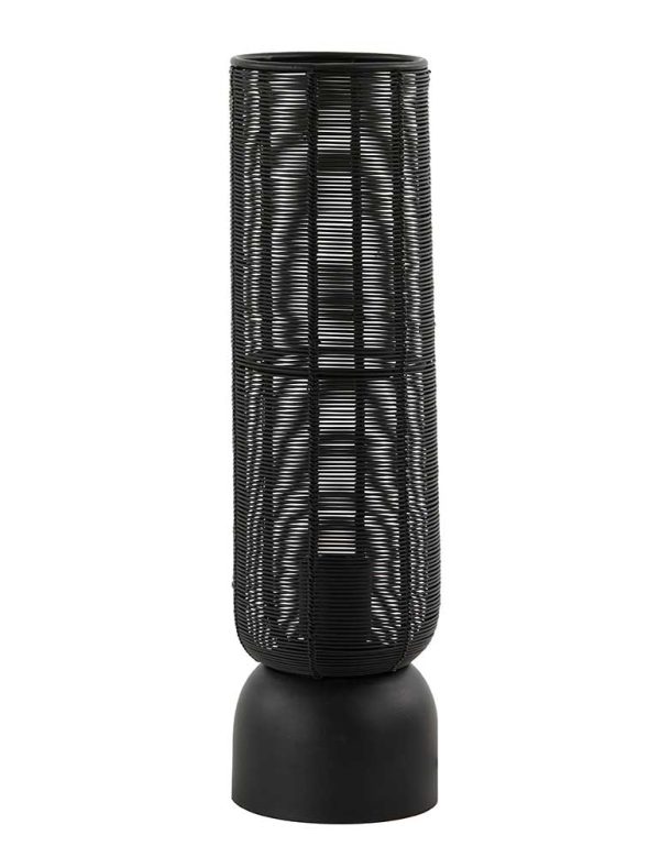 Light & Living Lezuza tafellamp – ø 11 cm – E27 (grote fitting) – zwart