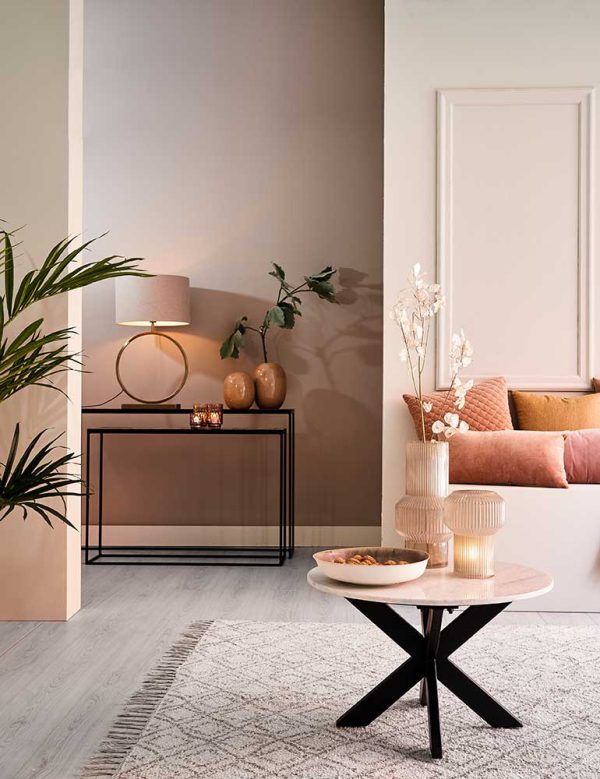 Light & Living Liva tafellamp – E27 (grote fitting) – goud - Afbeelding 3