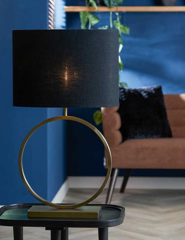 Light & Living Liva tafellamp – E27 (grote fitting) – goud - Afbeelding 4