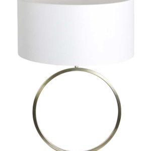 Light & Living Liva tafellamp – E27 (grote fitting) – goud en wit