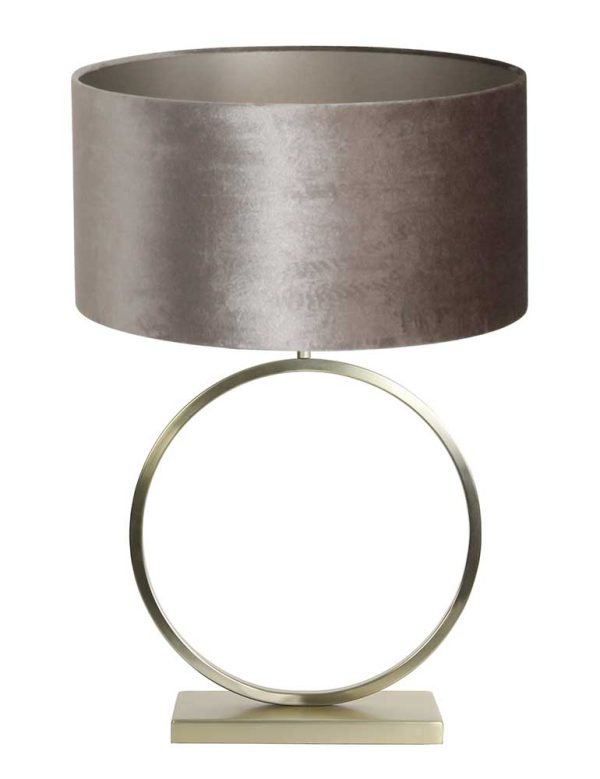 Light & Living Liva tafellamp – E27 (grote fitting) – goud en zilver