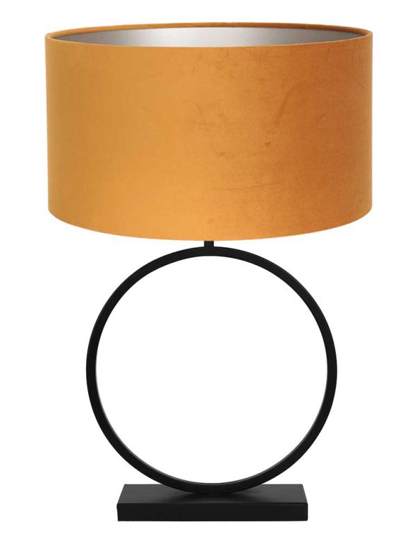 Light & Living Liva tafellamp – E27 (grote fitting) – goud en zwart