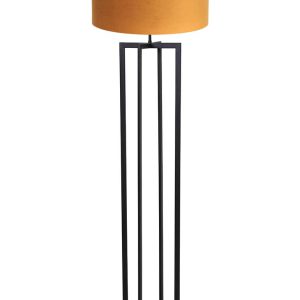 Light & Living Mace vloerlamp – E27 (grote fitting) – goud en zwart