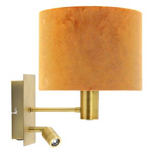 Light & Living Montana wandlamp – E27 (grote fitting) – brons en goud