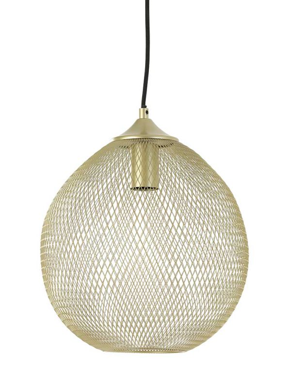 Light & Living Moroc hanglamp – ø 30 cm – E27 (grote fitting) – goud