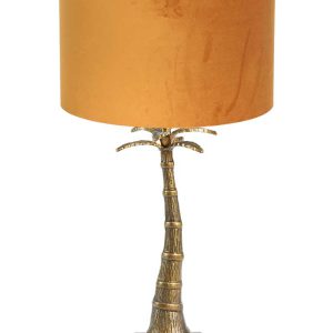 Light & Living Palmtree tafellamp – E27 (grote fitting) – brons en goud