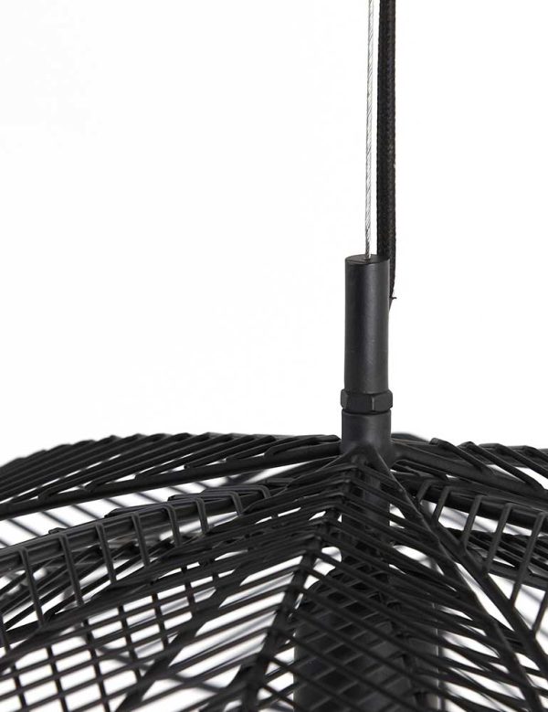 Light & Living Pavas hanglamp – ø 54 cm – E27 (grote fitting) – zwart - Image 3