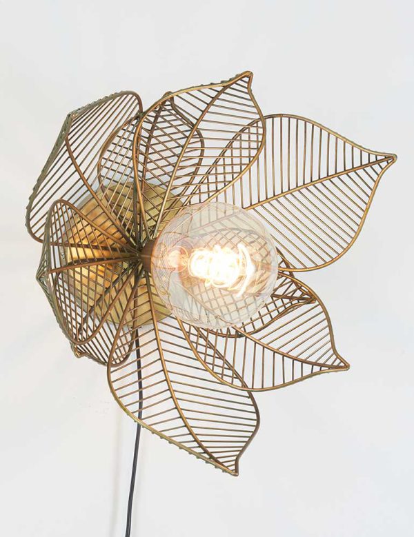 Light & Living Pavas wandlamp – ø 40 cm – E27 (grote fitting) – brons - Afbeelding 7