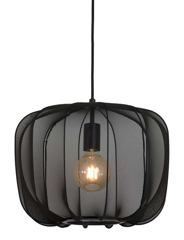 Light & Living Plumeria hanglamp – ø 40 cm – E27 (grote fitting) – zwart - Image 8