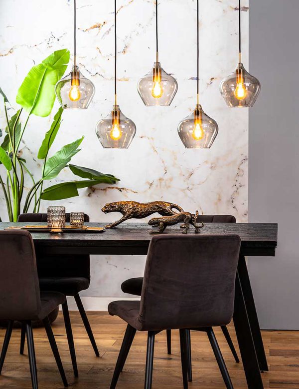 Light & Living Rakel hanglamp – E27 (grote fitting) – brons - Image 3