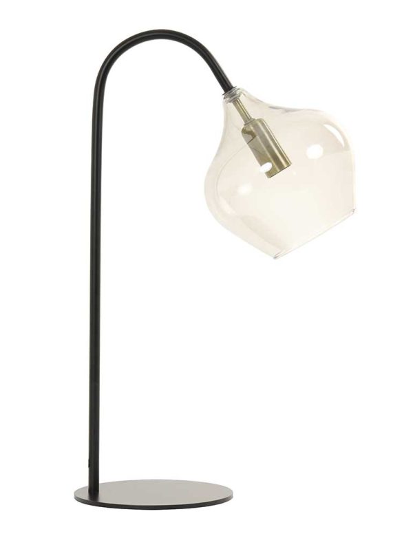 Light & Living Rakel tafellamp – E14 (kleine fitting) – zwart
