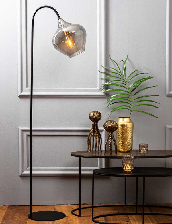 Light & Living Rakel vloerlamp – E27 (grote fitting) – zwart - Afbeelding 3