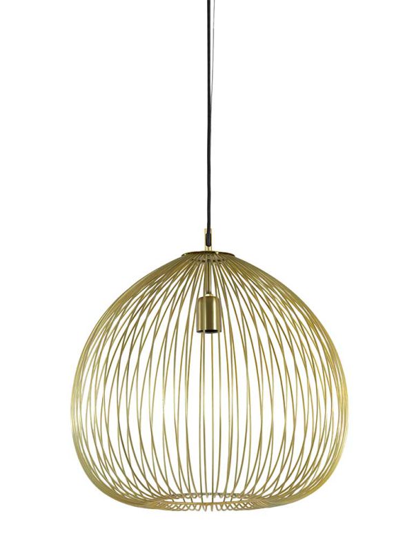 Light & Living Rilana hanglamp – ø 34 cm – E27 (grote fitting) – goud