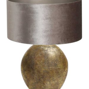 Light & Living Skeld tafellamp – E27 (grote fitting) – brons en zilver