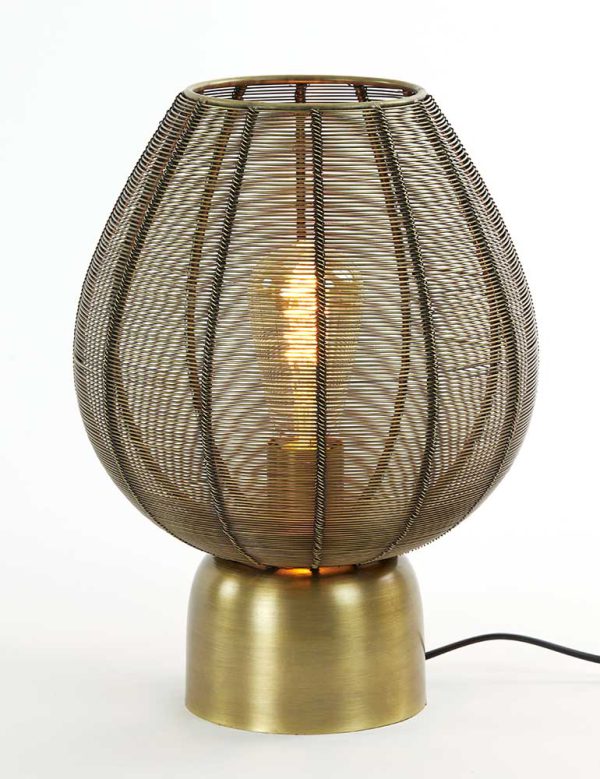 Light & Living Suneko tafellamp – ø 25 cm – E27 (grote fitting) – brons - Afbeelding 2