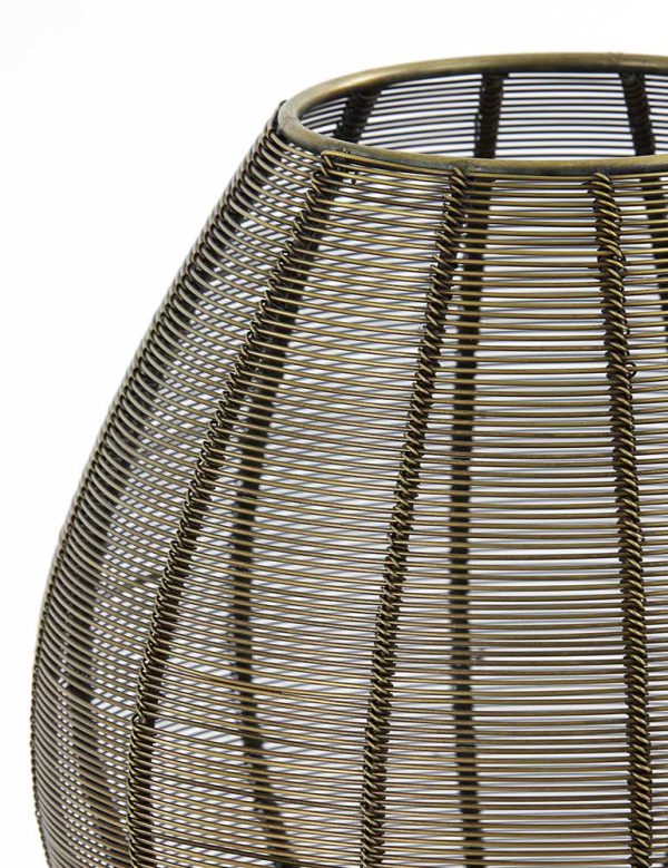 Light & Living Suneko tafellamp – ø 25 cm – E27 (grote fitting) – brons - Afbeelding 6