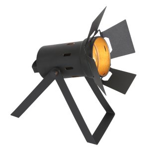 Mexlite Carré tafellamp – E27 (grote fitting) – zwart