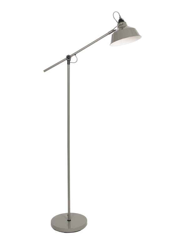 Mexlite Nové vloerlamp – ø 28 cm – Draai- en/of kantelbaar en In hoogte verstelbaar – E27 (grote fitting) – groen