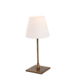 Steinhauer Ancilla tafellamp – ø 13 cm – Niet verstelbaar – E14 (kleine fitting) – brons