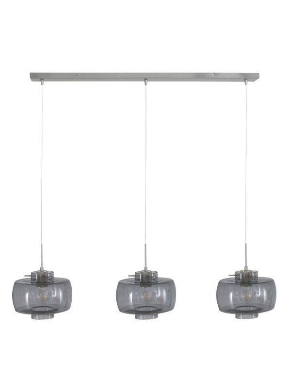 Steinhauer Glass light hanglamp – In hoogte verstelbaar – E27 (grote fitting) – zwart - Image 4