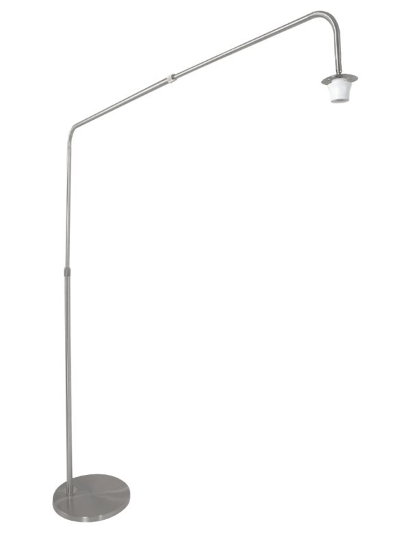 Steinhauer Gramineus vloerlamp – In hoogte verstelbaar en Draai- en/of kantelbaar – E27 (grote fitting) – staal