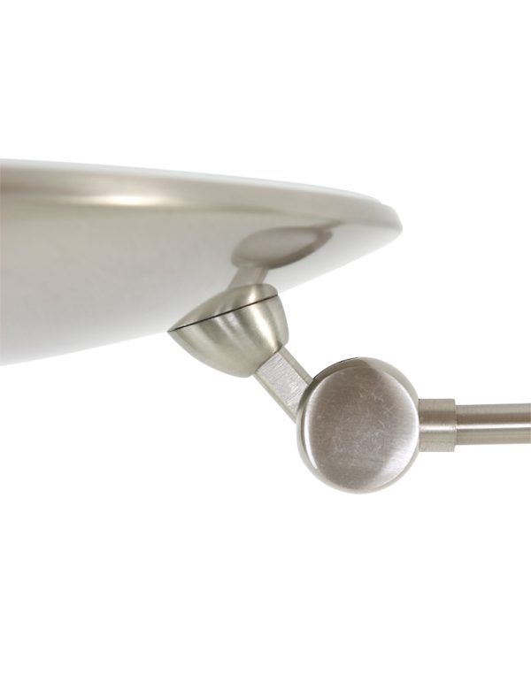 Steinhauer Nadir led hanglamp – ø 26 cm – Draai- en kantelbaar,In hoogte verstelbaar (bij installatie) – Ingebouwd (LED) – staal - Image 5