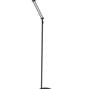 Steinhauer Soleil vloerlamp – Ingebouwd (LED) – transparant en zwart