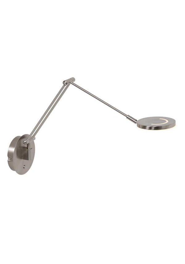 Steinhauer Soleil wandlamp – Ingebouwd (LED) – staal en transparant