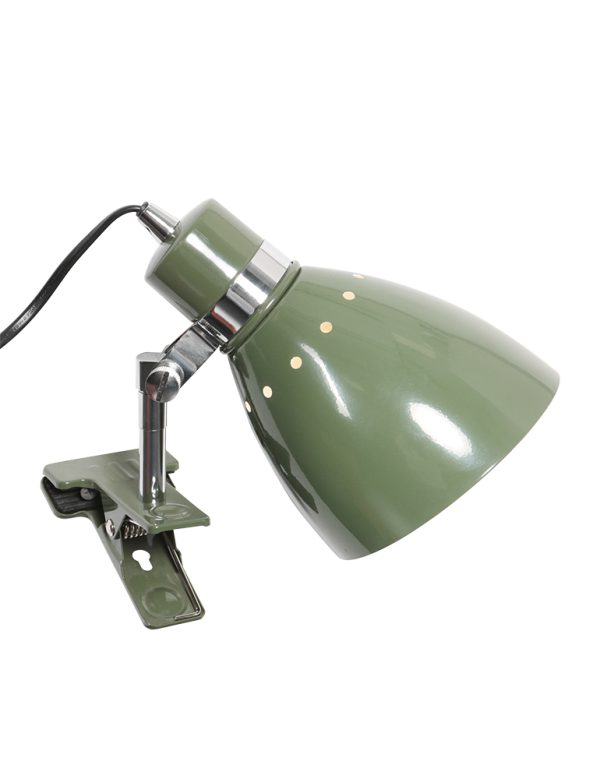 Steinhauer Spring wandlamp – ø 12 cm – Draai- en/of kantelbaar – E27 (grote fitting) – groen en metaal - Image 2