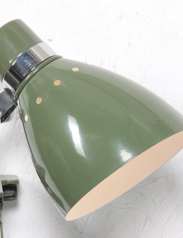Steinhauer Spring wandlamp – ø 12 cm – Draai- en/of kantelbaar – E27 (grote fitting) – groen en metaal - Image 9