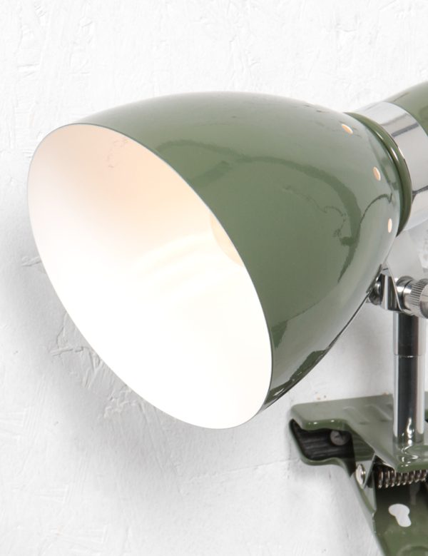 Steinhauer Spring wandlamp – ø 12 cm – Draai- en/of kantelbaar – E27 (grote fitting) – groen en metaal - Image 4