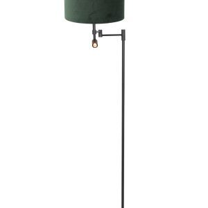 Steinhauer Stang vloerlamp – ø 30 cm – E27 (grote fitting) – groen en zwart