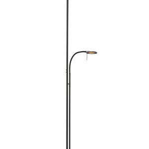 Steinhauer Turound vloerlamp – Draai- en/of kantelbaar – Ingebouwd (LED) – zwart