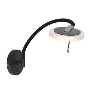 Steinhauer Turound wandlamp – Ingebouwd (LED) – transparant en zwart