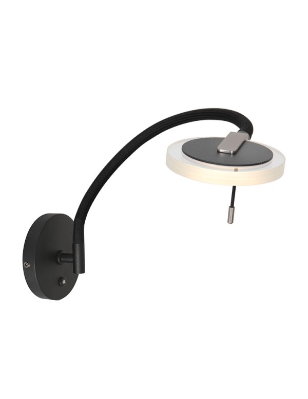 Steinhauer Turound wandlamp – Ingebouwd (LED) – transparant en zwart