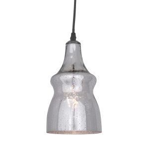 Steinhauer Zafa hanglamp – ø 12 cm – In hoogte verstelbaar – E27 (grote fitting) – zilver