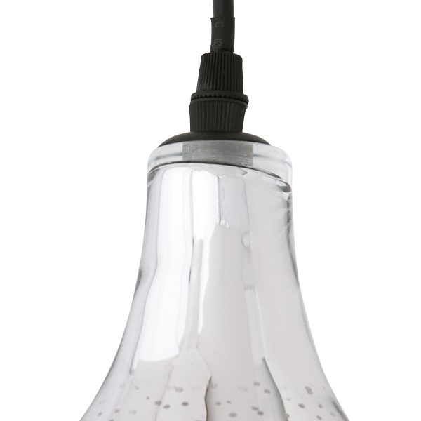Steinhauer Zafa hanglamp – ø 12 cm – In hoogte verstelbaar – E27 (grote fitting) – zilver - Image 3