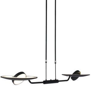 Steinhauer Zenith led hanglamp – Draai- en/of kantelbaar en In hoogte verstelbaar – Ingebouwd (LED) – staal