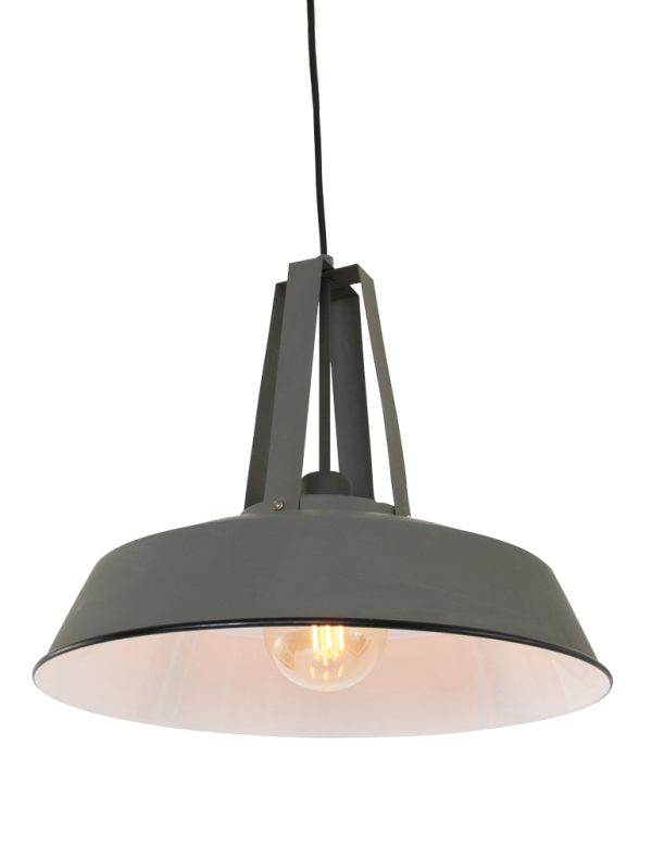 hanglamp-mexlite-eden-grijs-donker-mat-/-zwart-mat-/-binnenzijde-wit-7704gr