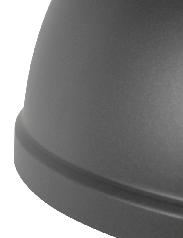 Mexlite Gaeve hanglamp – ø 40 cm – E27 (grote fitting) – chroom en zwart - Afbeelding 9