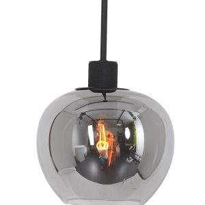 hanglamp-steinhauer-lotus-smokeglas-en-zwart-1901zw