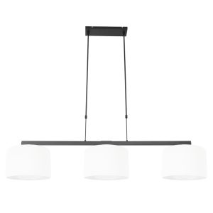 hanglamp-steinhauer-stang-geborsteld-zwart-met-witte-kappen-3458zw